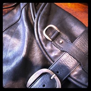 Bally shoulder bag with tassel